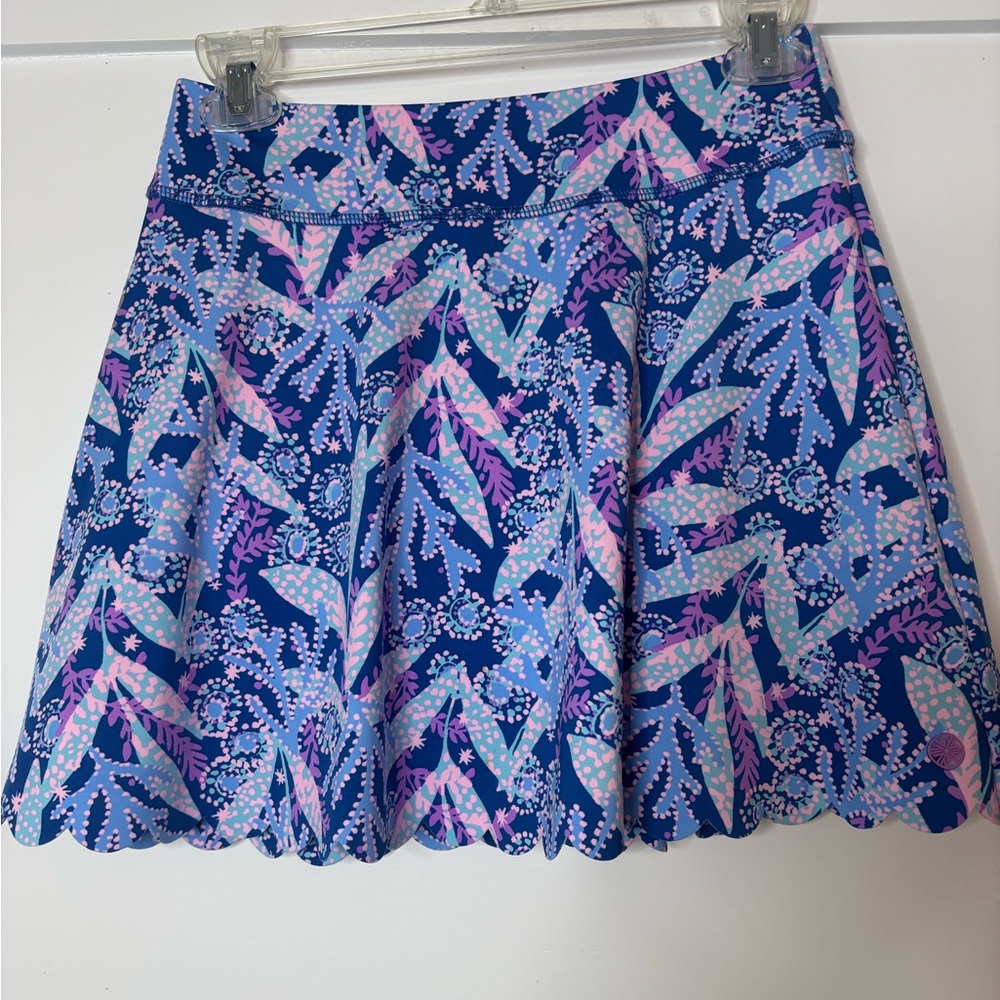 Lilly Pulitzer Aila High Rise Scallop Skort size XS in excellent condition